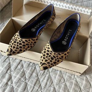 Rothy’s flats in Leopard